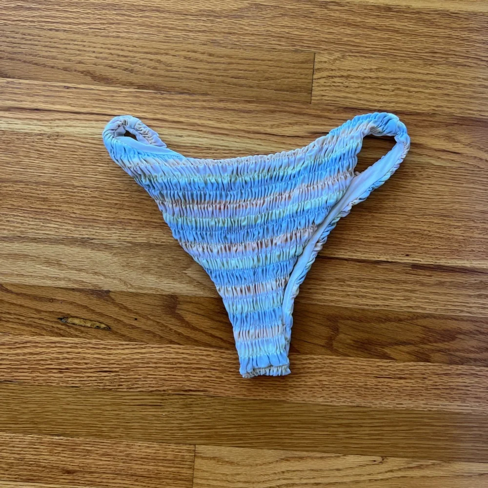 Multicolor Ruched Bikini Bottom - Picture 2 of 2